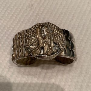 Dian Malouf sterling silver and 14kt gold cuff